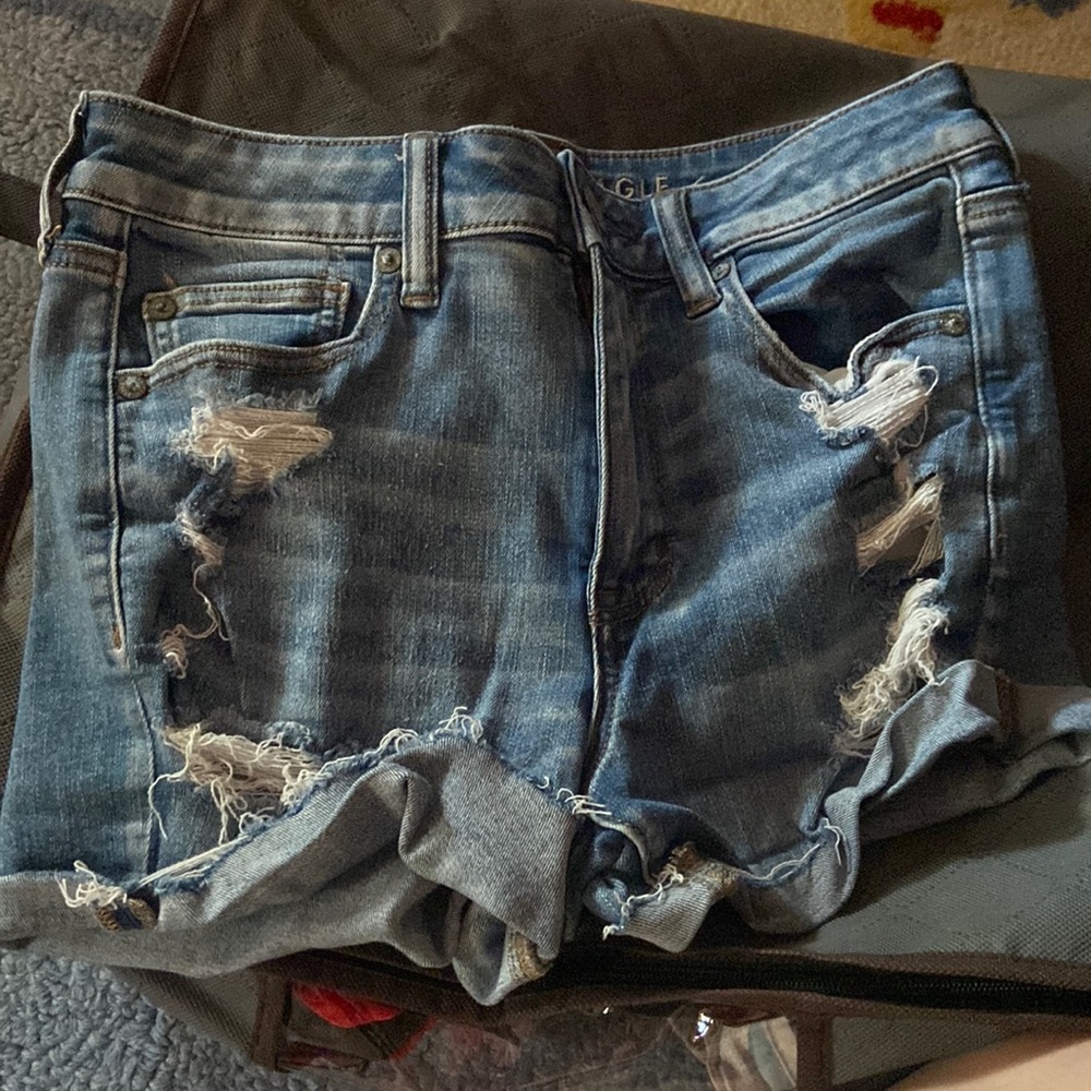 American eagle jean shorts